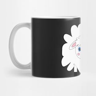 cute sheep on the meadow Mug